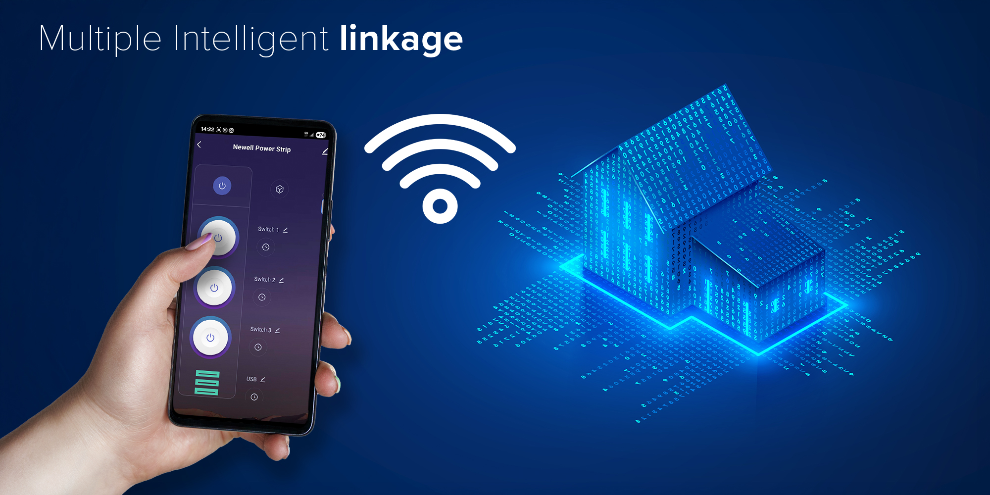 Listwa zasilająca Newell Power Office WiFi PD 30W